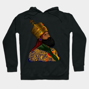 Ethiopian Emperor King, Ethiopia Colors Hoodie